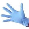 First aiders should wear disposable gloves when dealing with blood or any other body fluid, according to the "Blood-borne viruses in the workplace" leaflet.