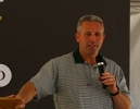 CEO Jim Hannan, shown here speaking at an employee safety event, will be a featured speaker at the 2012 Georgia-Pacific Global Health & Safety Conference in March.
